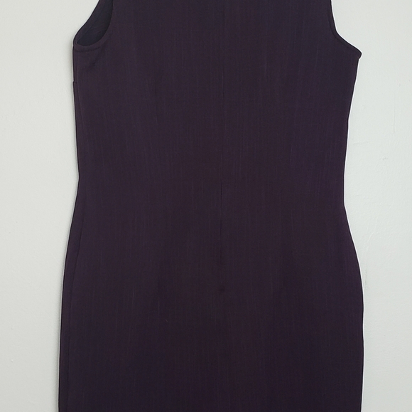 Scarlett Plum Color Sleeveless Crew Neck Purple Pencil Women's  Dress Size 9 - Picture 2 of 9